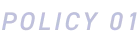 POLICY 01